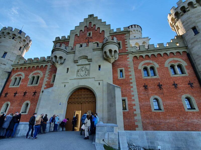 Neuschwanstein Castle entrance