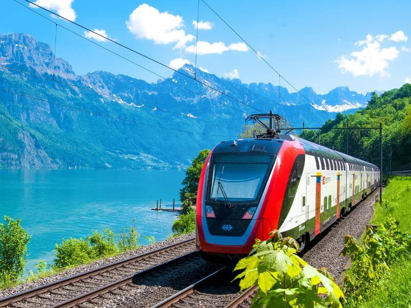 Train to Füssen Germany